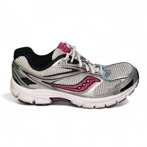 Saucony Marauder Women’s Size 10 Running Shoes Silver Pink Athletic Sneakers‎